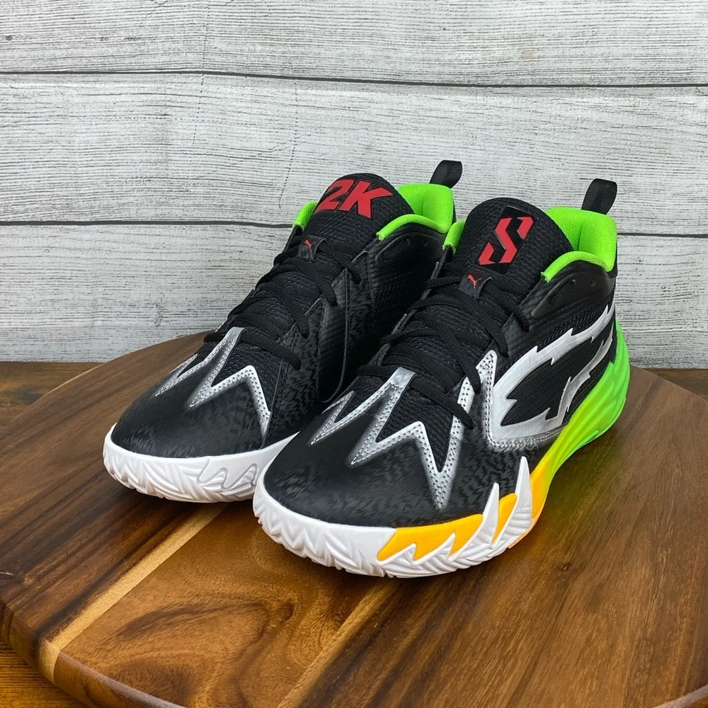 Puma Scoot Zeros NBA 2K Shot Meter Basketball Shoes 309841-01 Men’s Size 8.5
